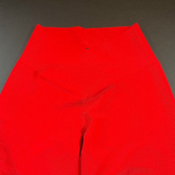 Beach Riot Cara Rib Legging Red High-Rise Ribbed Size Small - Picture 4 of 10